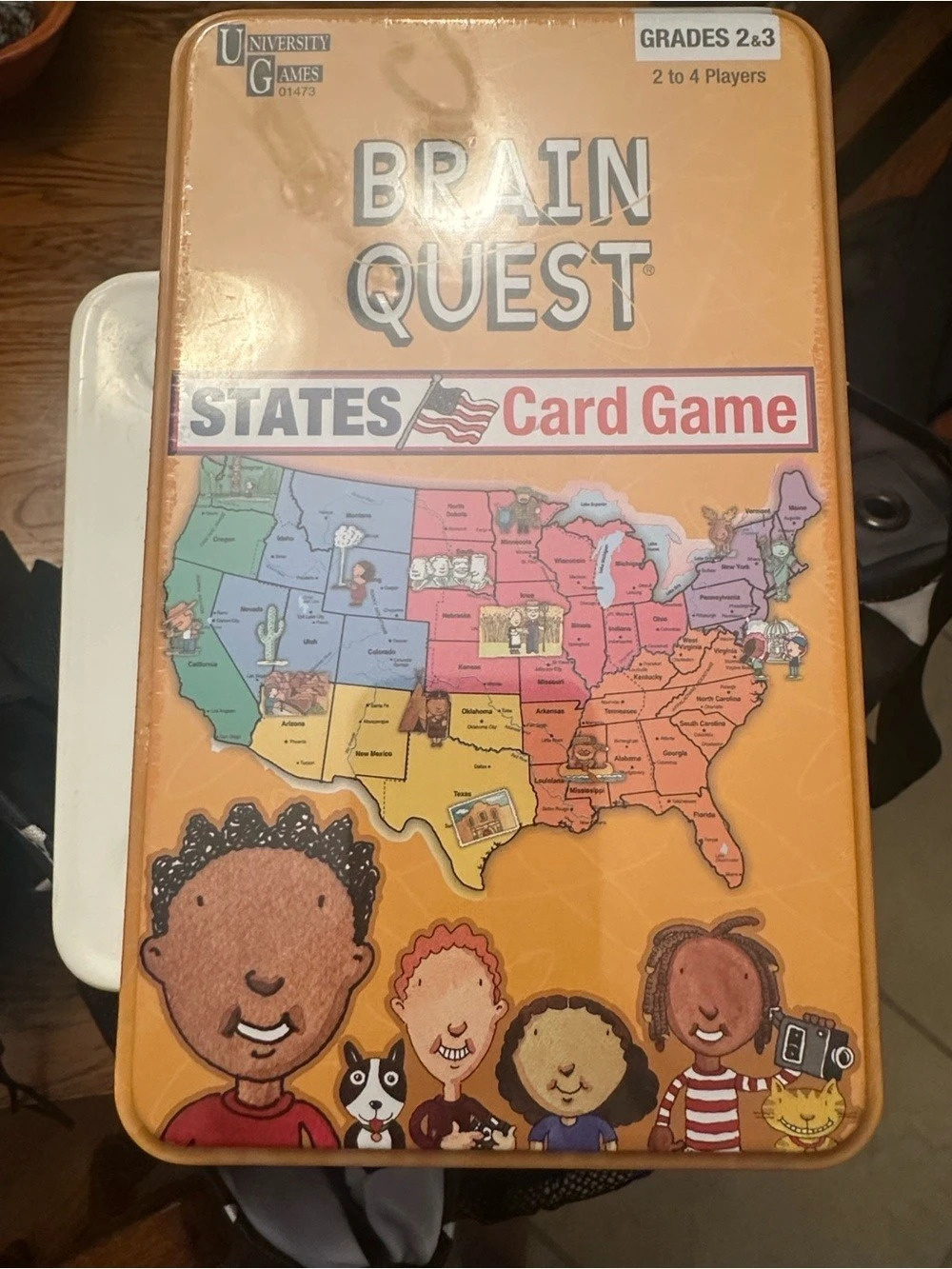 University Games Brain Quest States Card Game Grades 2 & 3